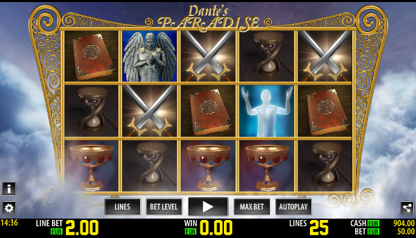 Слот Dante Paradise HD в лучшем качестве. Кликайте на сайт Vulkan24 и получите крупный выигрыш